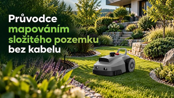 Průvodce mapováním složitého pozemku bez kabelu