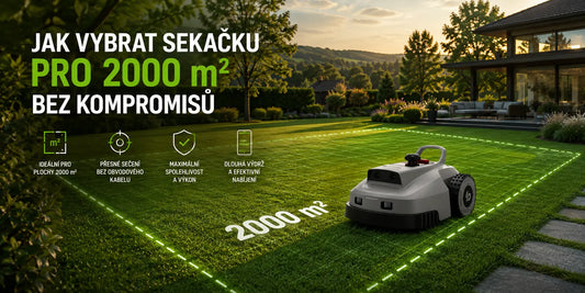 Jak vybrat sekačku pro 2000 m2 bez kompromisů